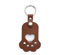 FHGSPQWM Pet Hair Keepsakes Keychains Leather Memorials Lockets for Storing Dogs Cats Furs, Lovely Loss Gift, Loss Memorial Accessory