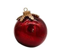 FHGSPQWM Pre Assemblly Winter Themed Christmas Ball Warm White LED Lights Automatic Shutoff Ornament 6Inch Diameter Party Tabletop LED Centerpieces