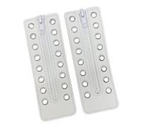 FHGSPQWM Quick Install Zippered Shoelace Inserts Decoration Waterproof PU Leather Zippered Inserts for Boot Footwear Enhancement Anti Slip