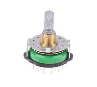 FHGSPQWM Rotary Switcher 4 Rod 12 Position SRRM1C7800 Power Amplifier Sound Switcher Half Shaft Power Amplifier Home Sound