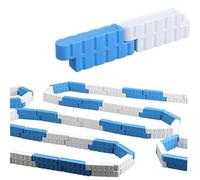 FHGSPQWM Set of 100 Adjustable Obstacle Guardrails Educational Building for Slot Car Accessories Car Track Guardrail