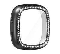 FHGSPQWM Smartwatch Anti Case-Waterproof Protector Shockproof Housing Sleeve Frame Bumper Shell-Suitable for 4 Protective Cases Screen Cute Holder Dustproof Diamonds Hard Shells Shockproof