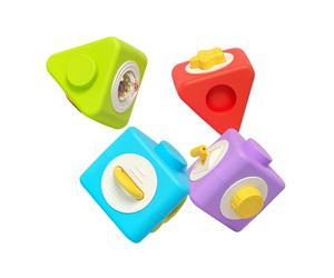 FHGSPQWM Social Interaction Stacking Block Activity Toy for Toddler Fine Motor Skill Educational Puzzle for Engagement Fun Stacking for Kids Fine Motor Skill