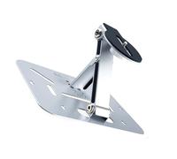 FHGSPQWM Space Saving Foldable Projector Stand 3 in 1 Desktop Ceiling Wall Mount Stand Adjustable Bracket Metal Holder