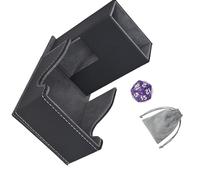 FHGSPQWM Space Saving Rollable Dices Storage Box with Anti Slip Base for Role-playing Game and Game Night Dices Storage Box