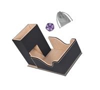 FHGSPQWM Space Saving Rollable Dices Storage Box with Anti Slip Base for Role-playing Game and Game Night Dices Storage Box