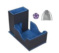 FHGSPQWM Space Saving Rollable Dices Storage Box with Anti Slip Base for Role-playing Game and Game Night Dices Storage Box