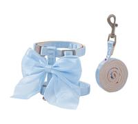 FHGSPQWM Tear Resistant Scintillate Puss Rope Ergonomic HELLO Back Plan Quick Break Ending for Pet Comfort Tear Resistant Puss Collar and Rope Set