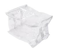 FHGSPQWM Type PVC Storage Bin for Nursery Classroom 50L Capacity Easy Access Full Length Zippers Design Baby Storage Solution