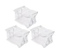 FHGSPQWM Type PVC Storage Bin for Nursery Classroom 50L Capacity Easy Access Full Length Zippers Design Baby Storage Solution