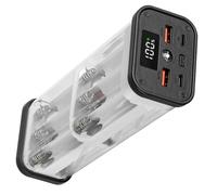 FHGSPQWM User Friendly Battery Pack Solderless Not Welding Required for 12x18650 Cells Easy Setups Case Included Overloads Protections Battery