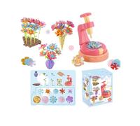 FHGSPQWM Weaving Craft Toy Flower Press Machine Safe Educational Artistic Development Children's Embroidery Craft Set