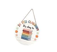 FHGSPQWM Welcome Sign For Classroom Welcomes To Our Classrooms Door Sign Decorations Back To School Doors Hanger Teacher Supplies Classroom Teacher Hanger Signs
