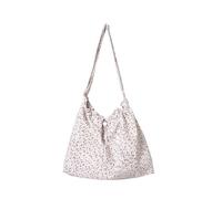 FHGSPQWM Women Drawstring Armpit Bag Large Capacity Shoulder Ruched Underarm Canvas Messengers Flower Crossbody Women Canvas Armpit Flower Messengers Ruched Shoulder for Everyday