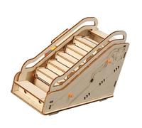FHGSPQWM Wooden 3D Escalator Assembly Kits for Understanding Simple Machines and Physics Children Educational Toy School Science Project