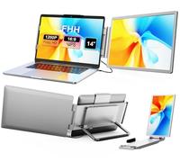 FHH - Laptop Screen Extender, 14" FHD 1200P Dual Portable Monitor, Travel Portable Monitor, Monitor Extender for 13-16.5 inch Travel Laptop, Type C/HDMI