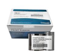 FHIEORY 534000-003 Color Ribbon for DATACARD SP35 SP55 SP75 Plus Printer YMCKT 500 Images Genuine