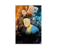 FHILTNMWC Adult Animated Superhero Invincible Vintage TV Series Poster Print Painting for Bedroom Canvas Wall Art Aesthetic Decorative12x18inch(30x45cm) Unframe-style