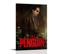 FHILTNMWC Crime Drama The Penguin Minimalist Vintage TV Series Poster Print Painting for Bedroom Canvas Wall Art Aesthetic Decorative08x12inch(20x30cm) Frame-style