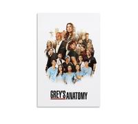 FHILTNMWC Grey's Poster Anatomy Medical Drama Vintage TV Series Poster Print Painting for Bedroom Canvas Wall Art Aesthetic Decorative12x18inch(30x45cm) Unframe-style