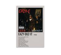 FHILTNMWC Rapper Singer Eazy-E Album Cover Vintage Music Poster Print Painting for Bedroom Canvas Wall Art Aesthetic Decorative08x12inch(20x30cm) Unframe-style
