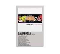 FHILTNMWC Rock Band Blink-182 Minimalist Vintage Music Poster Print Painting for Bedroom Canvas Wall Art Aesthetic Decorative12x18inch(30x45cm) Unframe-style