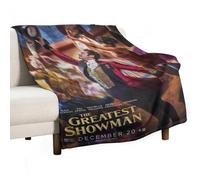 FHILTNMWC The Greatest Showman Movie Flannel Blanket Anti Pilling Blanket Soft Lightweight Microfibre Warm And Cosy Suitable for Bed, Living Room And Sofa 80x100cm(30x40in)