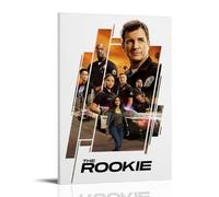 FHILTNMWC The Rookie Drama Minimalist Vintage TV Series Poster Print Painting for Bedroom Canvas Wall Art Aesthetic Decorative12x18inch(30x45cm) Frame-style