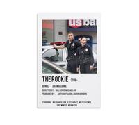 FHILTNMWC The Rookie Drama Minimalist Vintage TV Series Poster Print Painting for Bedroom Canvas Wall Art Aesthetic Decorative12x18inch(30x45cm) Unframe-style