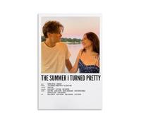 FHILTNMWC The Summer Poster I Turned Pretty Romantic Drama Movie Poster Print Painting for Bedroom Canvas Wall Art Aesthetic Decorative08x12inch(20x30cm) Unframe-style