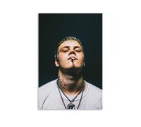 FHILTNMWC Yung Poster Lean Rapper Singer Album Cover Vintage Music Poster Print Painting for Bedroom Canvas Wall Art Aesthetic Decorative16x24inch(40x60cm) Unframe-style