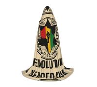 FHIZOAL A Raised Fist Halloween Hooded Cape For Teenagers Witch Vampires Grim Reaper Costume Themed Parties Comic Con