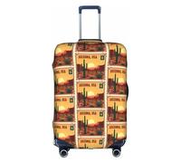 FHIZOAL Arizona USA Desert Landscape Elastic Anti Scratch Suitcase Cover Travel Luggage Protector Dust-Proof for 18-32 Inch Baggage