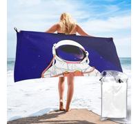 FHIZOAL Cool Man In Outer Space Galaxy Quick Dry Towel Microfibre Towel Super Absorbent Ultra Compact Gym Sports Beach Camping Travel