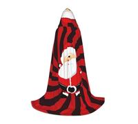 FHIZOAL Cute Christmas Man Halloween Hooded Cape For Teenagers Witch Vampires Grim Reaper Costume Themed Parties Comic Con
