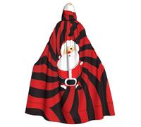 FHIZOAL Cute Christmas Man Hooded Cloak Hooded Robe Halloween Christmas Witch Vampires Grim Reaper Costume Cosplay Party