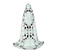 FHIZOAL Cute Cow Polka Dot Halloween Hooded Cape For Teenagers Witch Vampires Grim Reaper Costume Themed Parties Comic Con