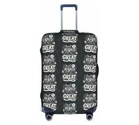 FHIZOAL Don't Be Afraid to Be Great Elastic Anti Scratch Suitcase Cover Travel Luggage Protector Dust-Proof for 18-32 Inch Baggage