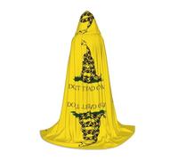 FHIZOAL Dont Tread On Me Halloween Hooded Cape For Teenagers Witch Vampires Grim Reaper Costume Themed Parties Comic Con