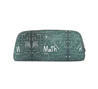FHIZOAL Formulas Shapes Theory Math Lesson Word Pencil Bag Stand Up Stationery Storage Case Student Office College Cosmetic