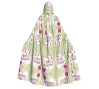 FHIZOAL Happy Mother'S Day Adult Hooded Cloak Vampire Witch Cape Halloween Christmas Cosplay Costumes Themed Parties