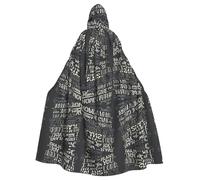 FHIZOAL I Know The Plans Have You Declares Lord Hooded Cloak Hooded Robe Halloween Christmas Witch Vampires Grim Reaper Costume Cosplay Party