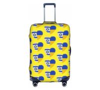FHIZOAL Israel and Ukraine Elastic Anti Scratch Suitcase Cover Travel Luggage Protector Dust-Proof for 18-32 Inch Baggage