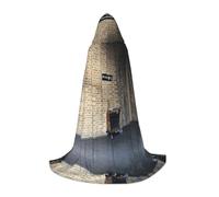 FHIZOAL London Station Platform Halloween Hooded Cape For Teenagers Witch Vampires Grim Reaper Costume Themed Parties Comic Con
