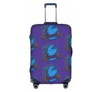 FHIZOAL Scotland Map Elastic Anti Scratch Suitcase Cover Travel Luggage Protector Dust-Proof for 18-32 Inch Baggage