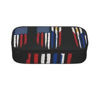 FHIZOAL United States and Philippines Pencil Case Stationery Storage Pouch Big Capacity Teacher College Work