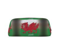 FHIZOAL Welsh Dragon Pencil Bag Stand Up Stationery Storage Case Student Office College Cosmetic