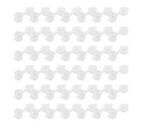 Fhjsyeirly 100 Strips 600 Pots Empty Paint Strips Paint Cup Clear Plastic Storage Containers Painting Craft Supplies(3 Ml/ 0.1 Oz)