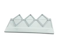 Fhjsyeirly Dumplings Maker 3 Triangle Mould for Pierogies Press Samosa Ravioli Dumpling Pie Empanada Meatball Maker