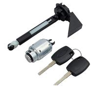 fhjwqronte 1355231 Bonnet Hood Release Lock Latch Catch Repair Kit Assembly with 2 Keys Replacement, for Ford, for Focus, for MK2 C Max Kuga 2004-2012 Car Hood Closure Lock Catch